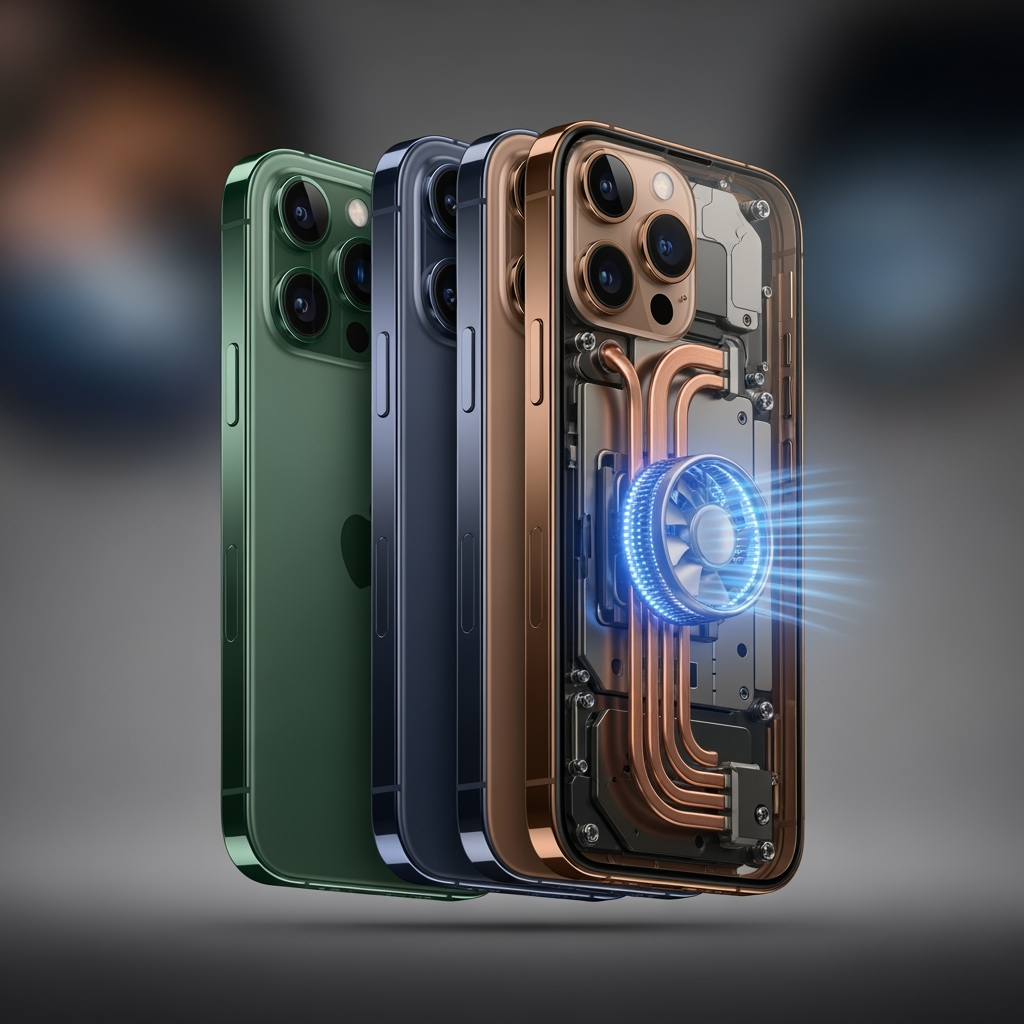 Illustration for: iPhone 17 Pro: New Colors and Cooling Upgrade Teased