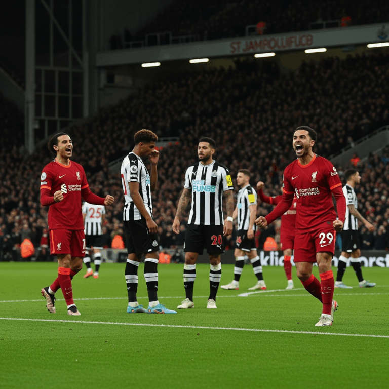 Illustration for: Liverpool's Resilience Secures Victory at Newcastle
