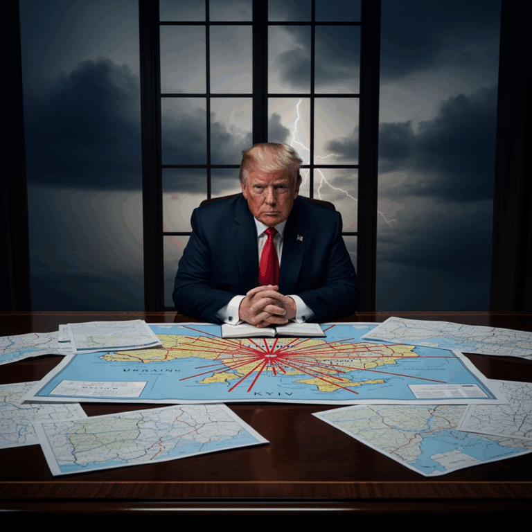 Illustration for: Trump's Efforts to End Ukraine Conflict