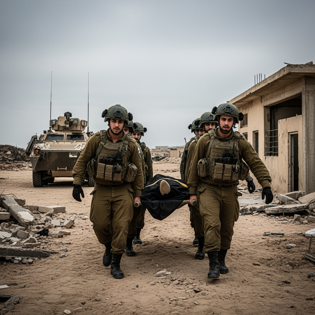 Illustration for: Israel Retrieves Body from Gaza in Military Operation