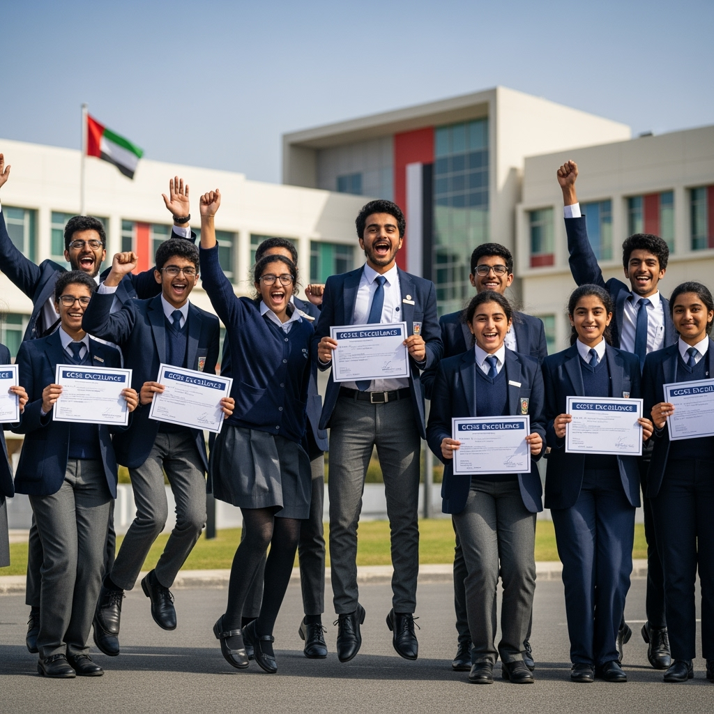 Illustration for: UAE Schools Excel in GCSE Results