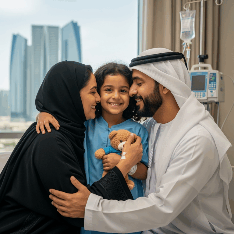 Illustration for: قصة إنقاذ حياة طفل في أبوظبي عبر زراعة الكبد