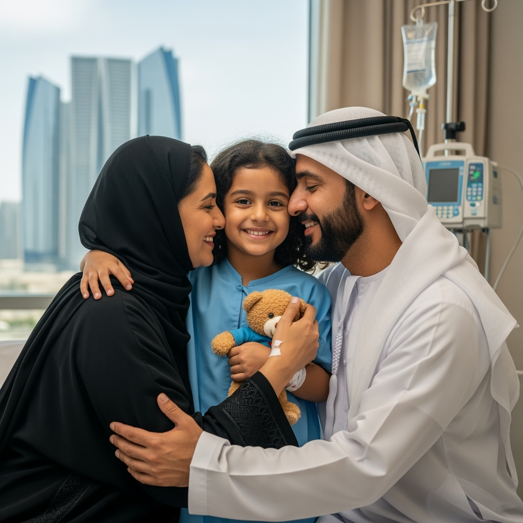 Illustration for: قصة إنقاذ حياة طفل في أبوظبي عبر زراعة الكبد