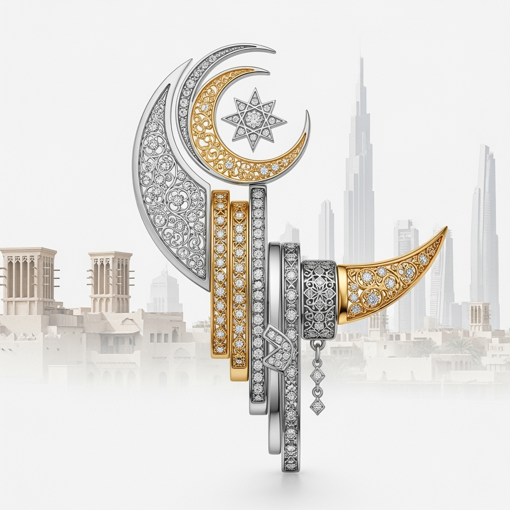 Illustration for: جوهرة: مزيج من التراث والحداثة في مجوهرات دبي