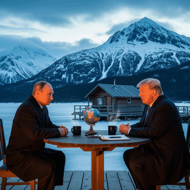 Illustration for: Putin-Trump Talks in Alaska: Key Issues Discussed