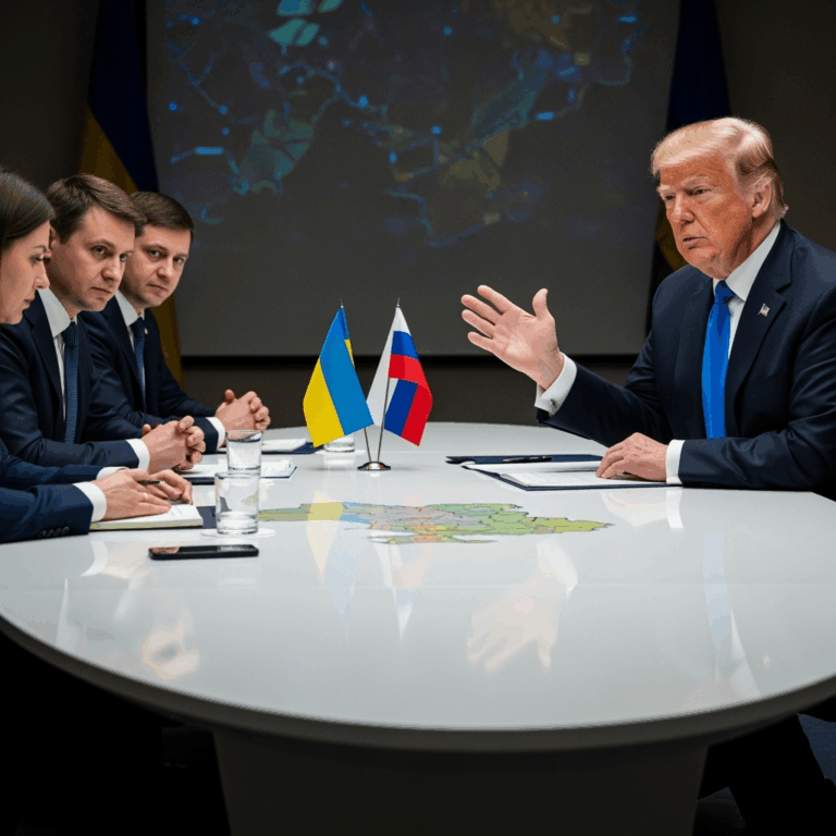 Illustration for: Trump's Role in Ukraine Ceasefire Talks