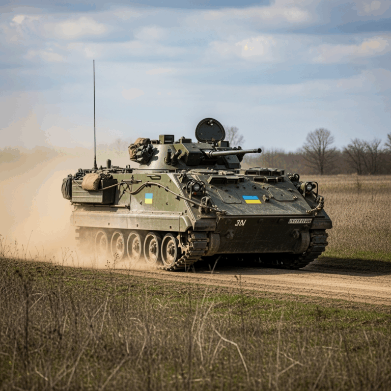 Illustration for: US-made M113 Carrier Used in Zaporizhzhia