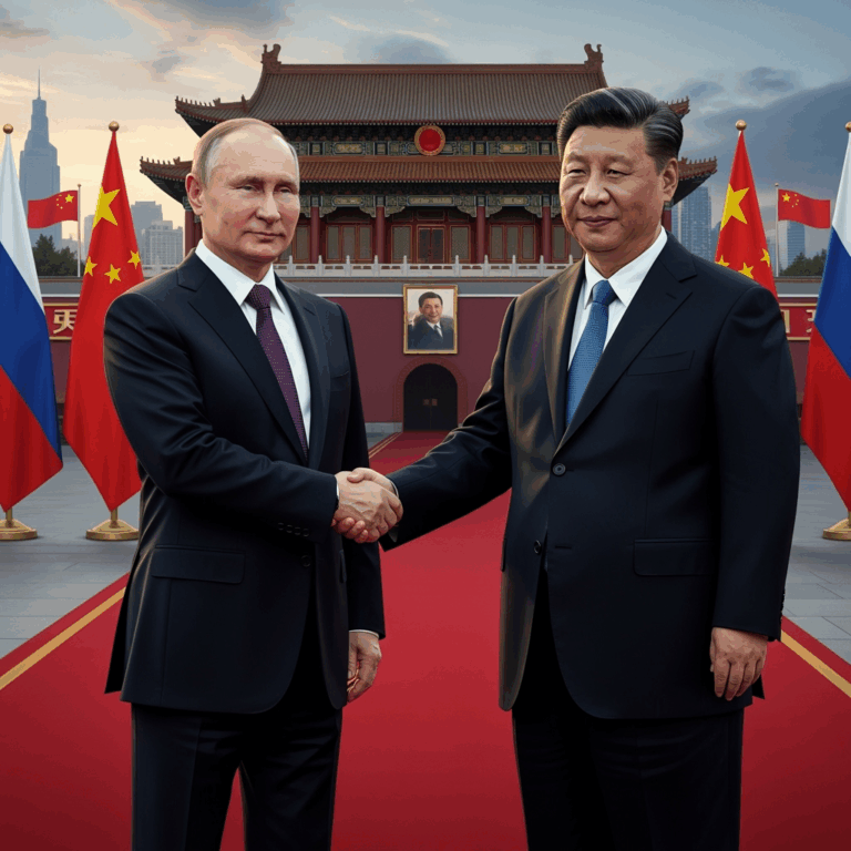 Illustration for: Putin's Upcoming Visit to China