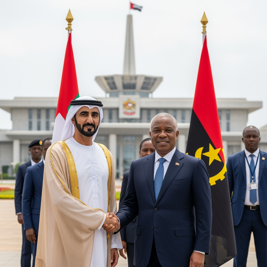 Illustration for: UAE President's State Visit to Angola on August 24