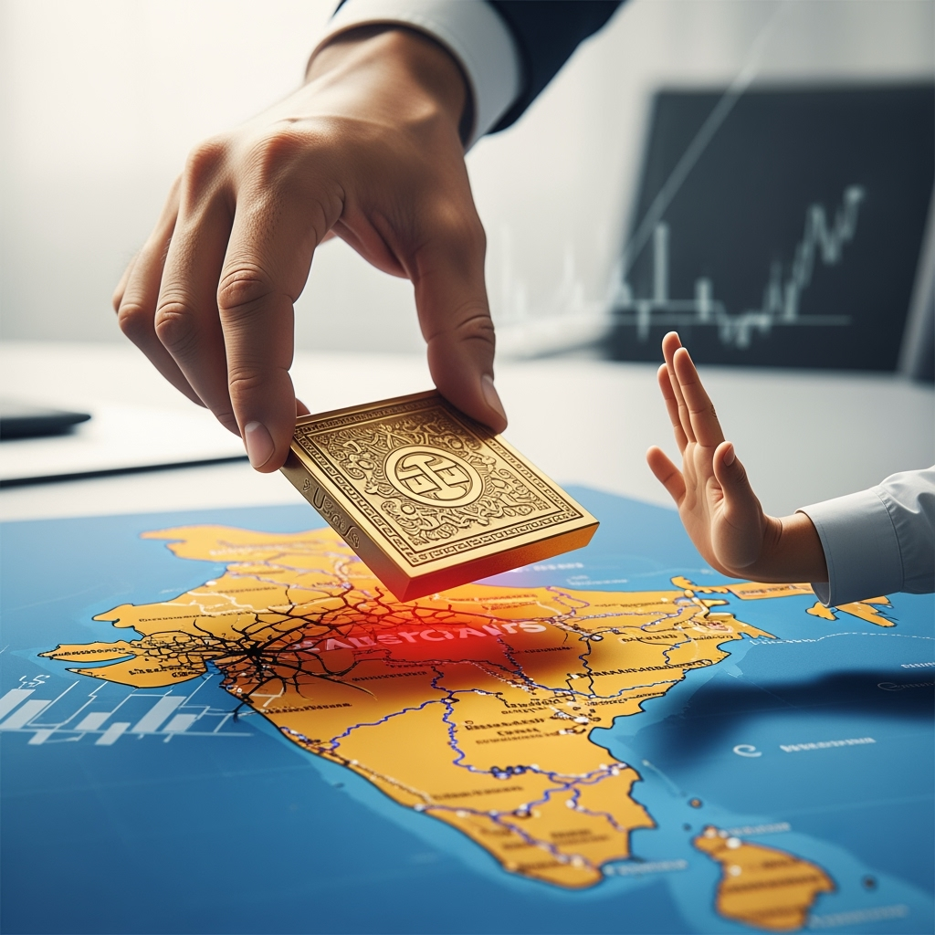 Illustration for: U.S. Tariffs on India: Impact and Response