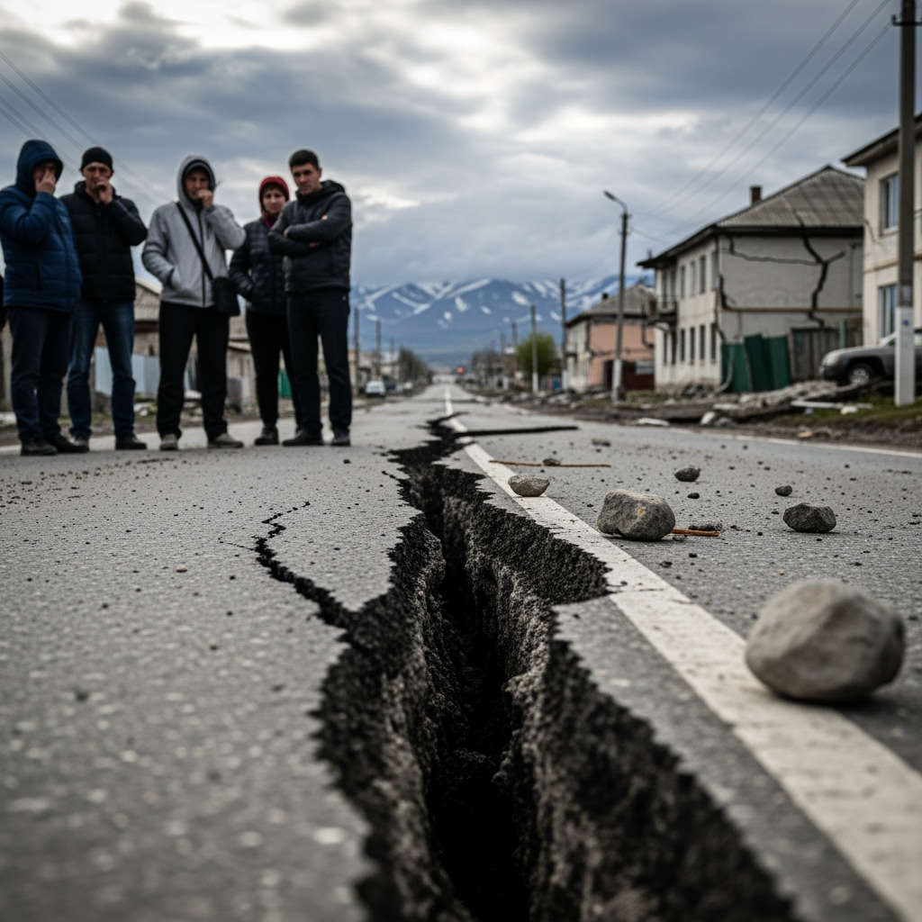 Illustration for: Kamchatka Earthquake Shakes Residents