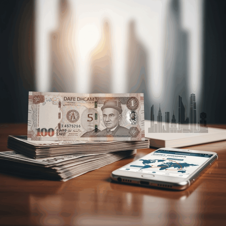 Illustration for: Efficient Money Transfers from UAE: Tips and Providers