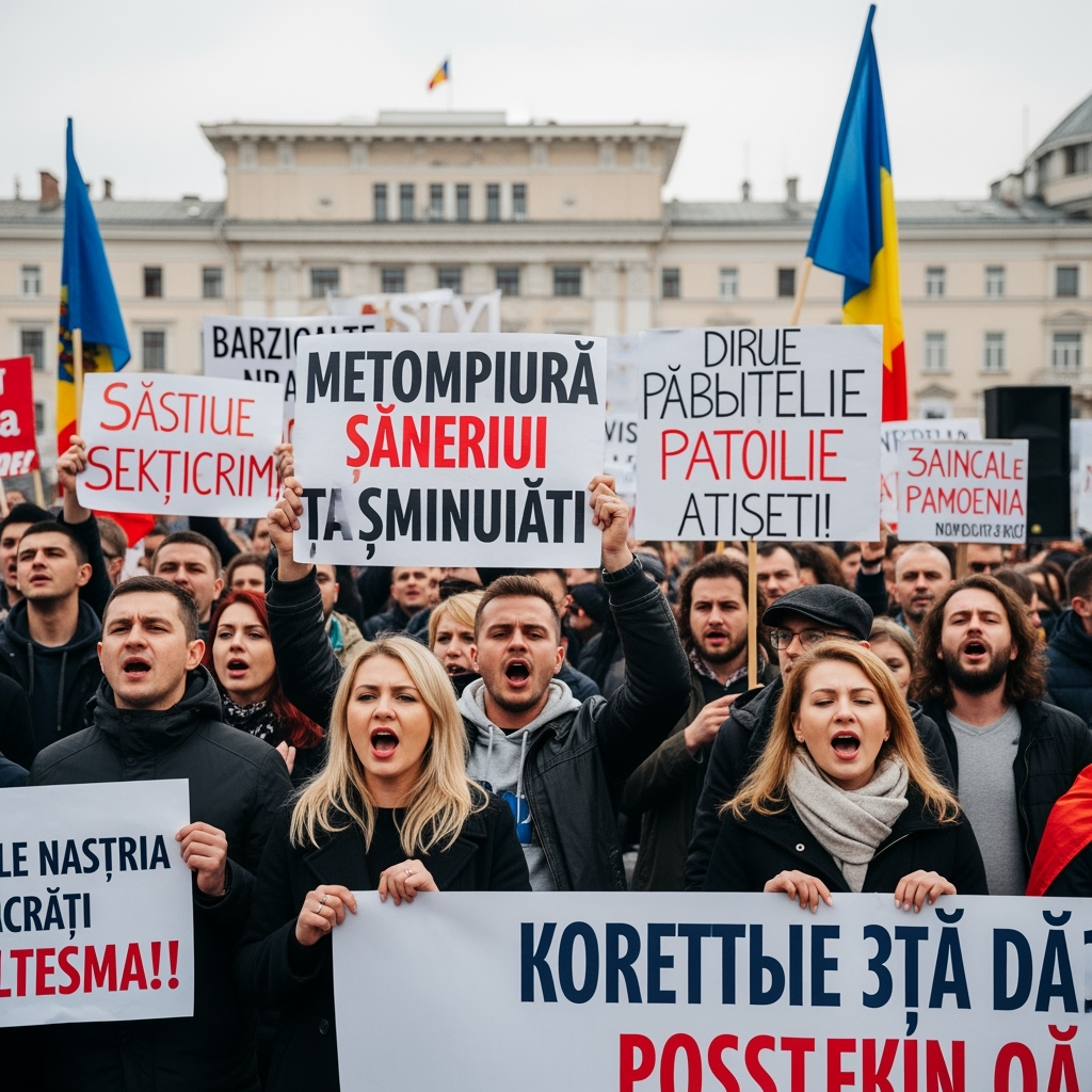 Illustration for: Protests in Moldova Against Government Actions