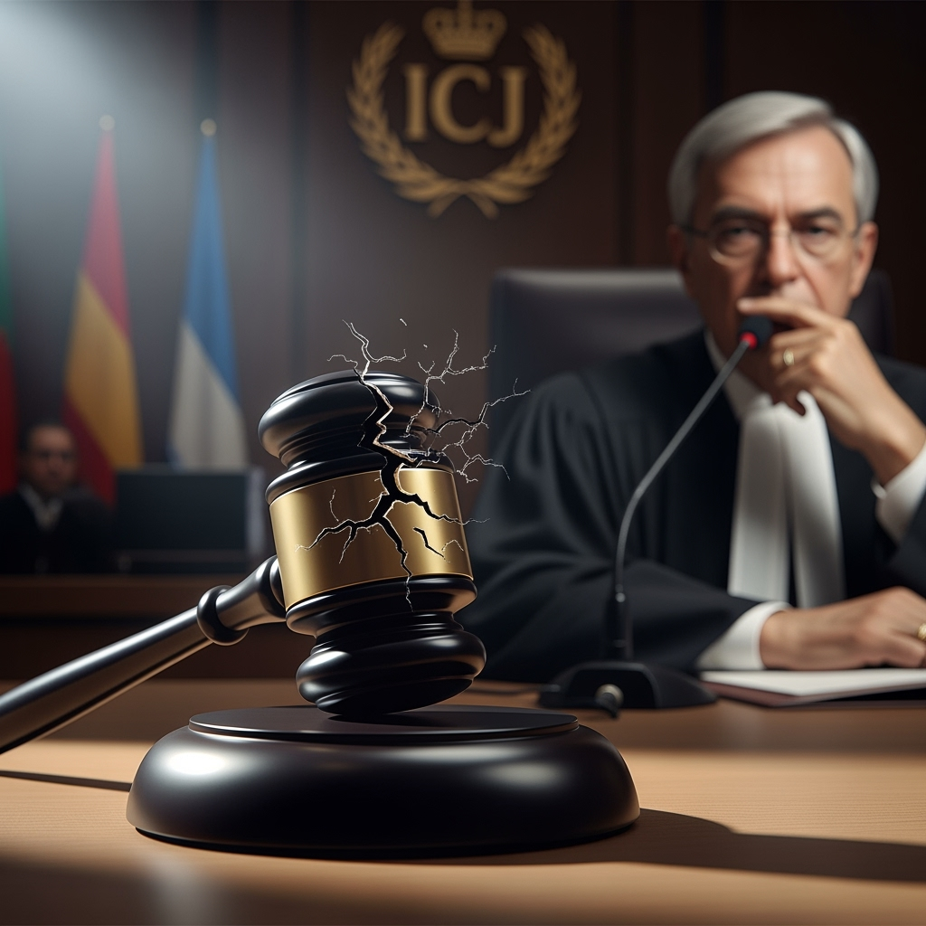 Illustration for: Controversy Over ICJ Judge's Statements