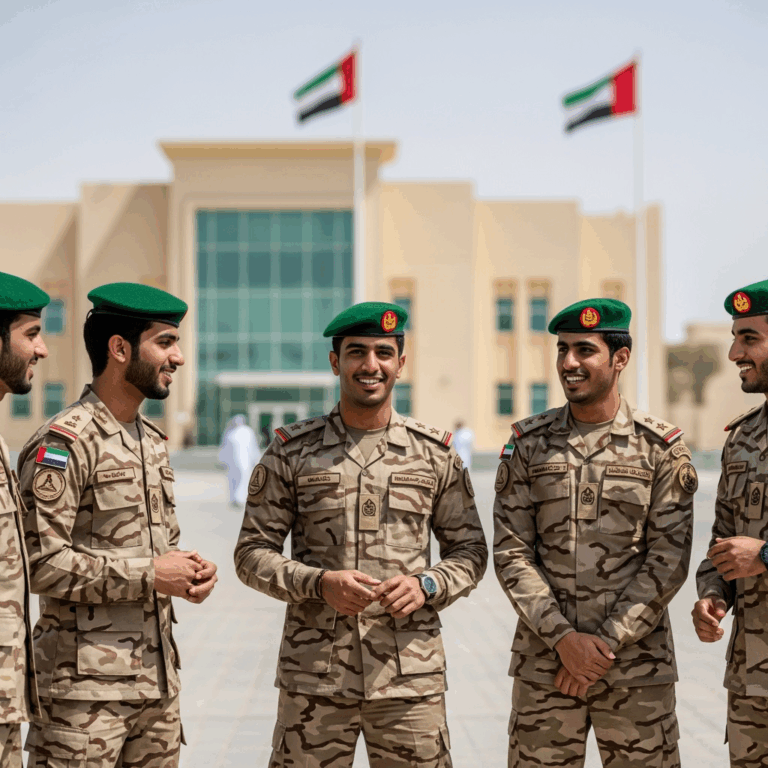Illustration for: دفعة الخدمة الوطنية في الإمارات: قيم تبقى مدى الحياة