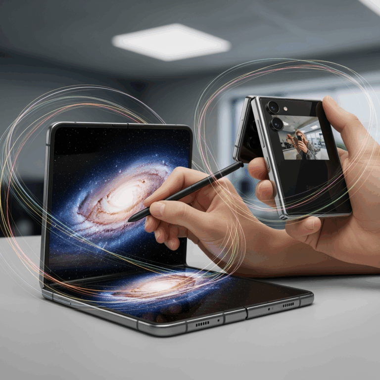 Illustration for: Galaxy Z Fold7 and Flip7 Enhance Creative Freedom