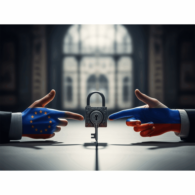 Illustration for: EU and Russia Discuss Security Guarantees