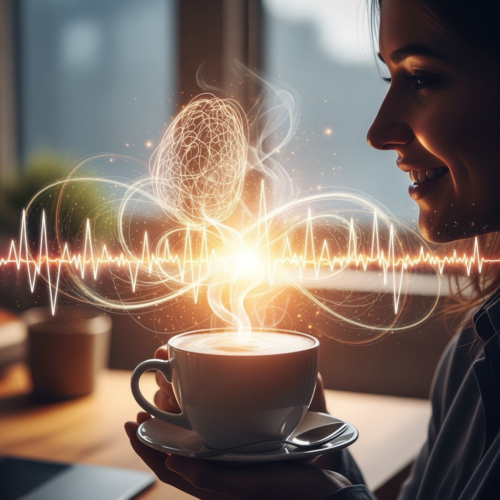 Illustration for: Caffeine Enhances Mood: Study Reveals Insights