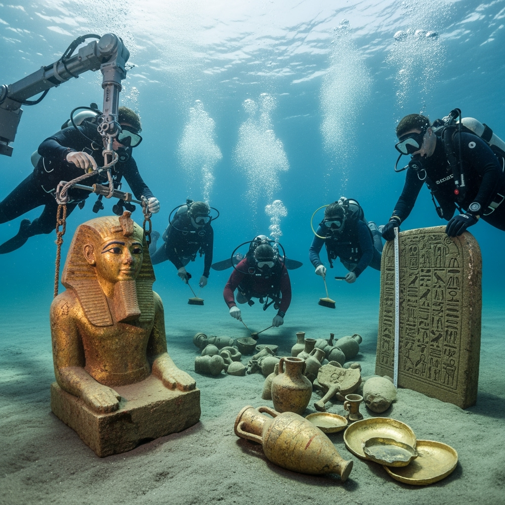 Illustration for: Ancient Canopus: Sunken Treasures Unearthed