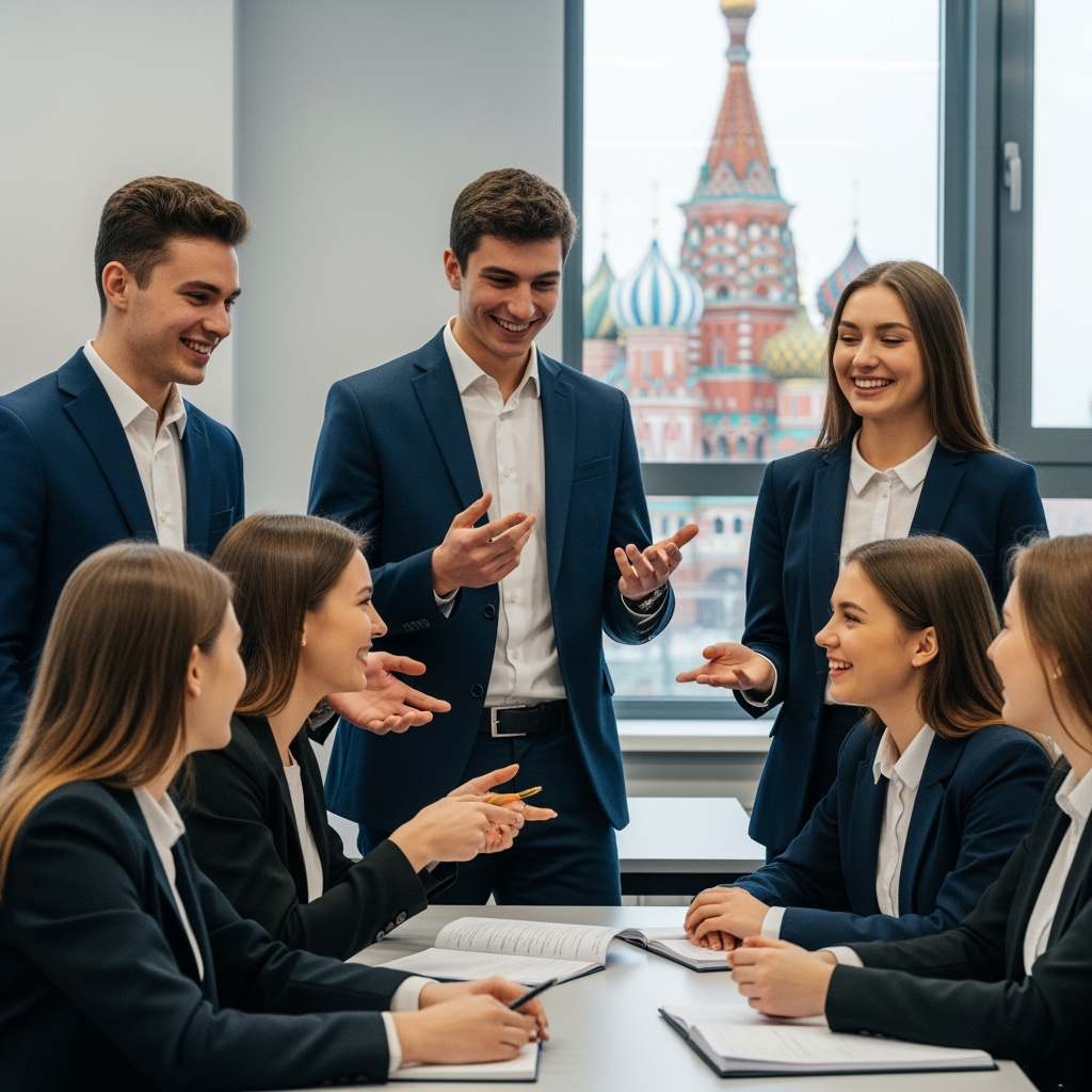 Illustration for: Young Leaders Visit Russia for Exchange Program