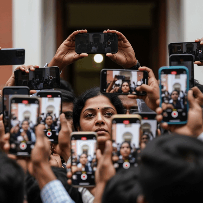 Illustration for: Vijayalakshmi Darshan Takes Over Social Media Amid Arrest