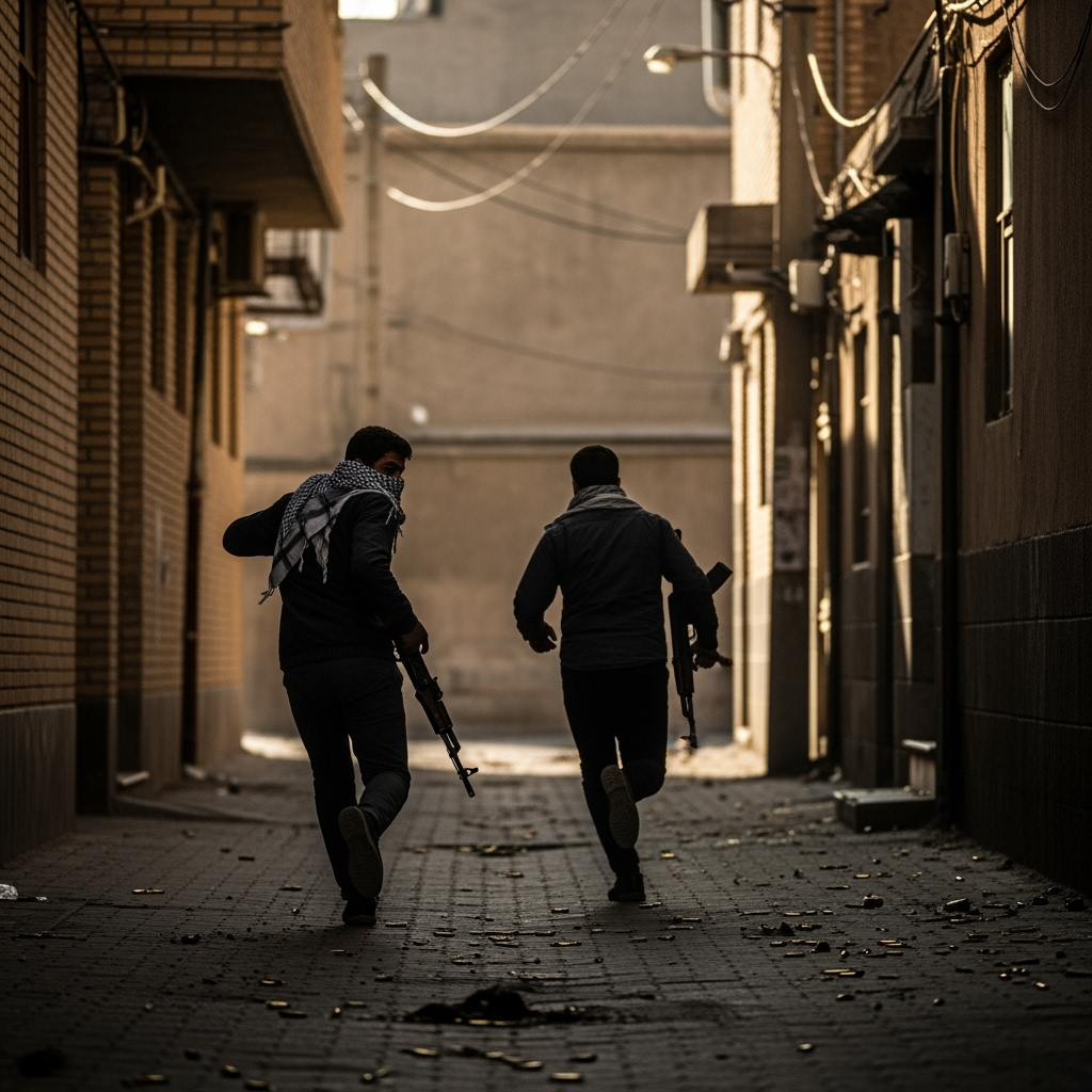 Illustration for: Gunfight in Iran: Attackers Flee After Clash