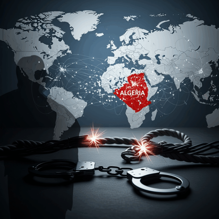 Illustration for: International Criminal Network Dismantled in Algeria