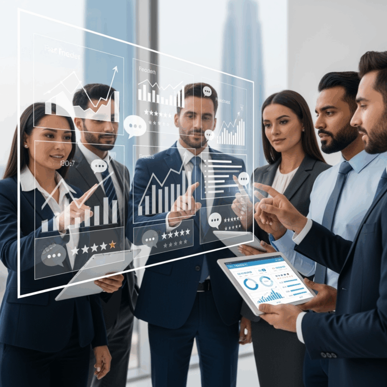 Illustration for: UAE Companies Elevate Customer Experience with Real-Time Feedback