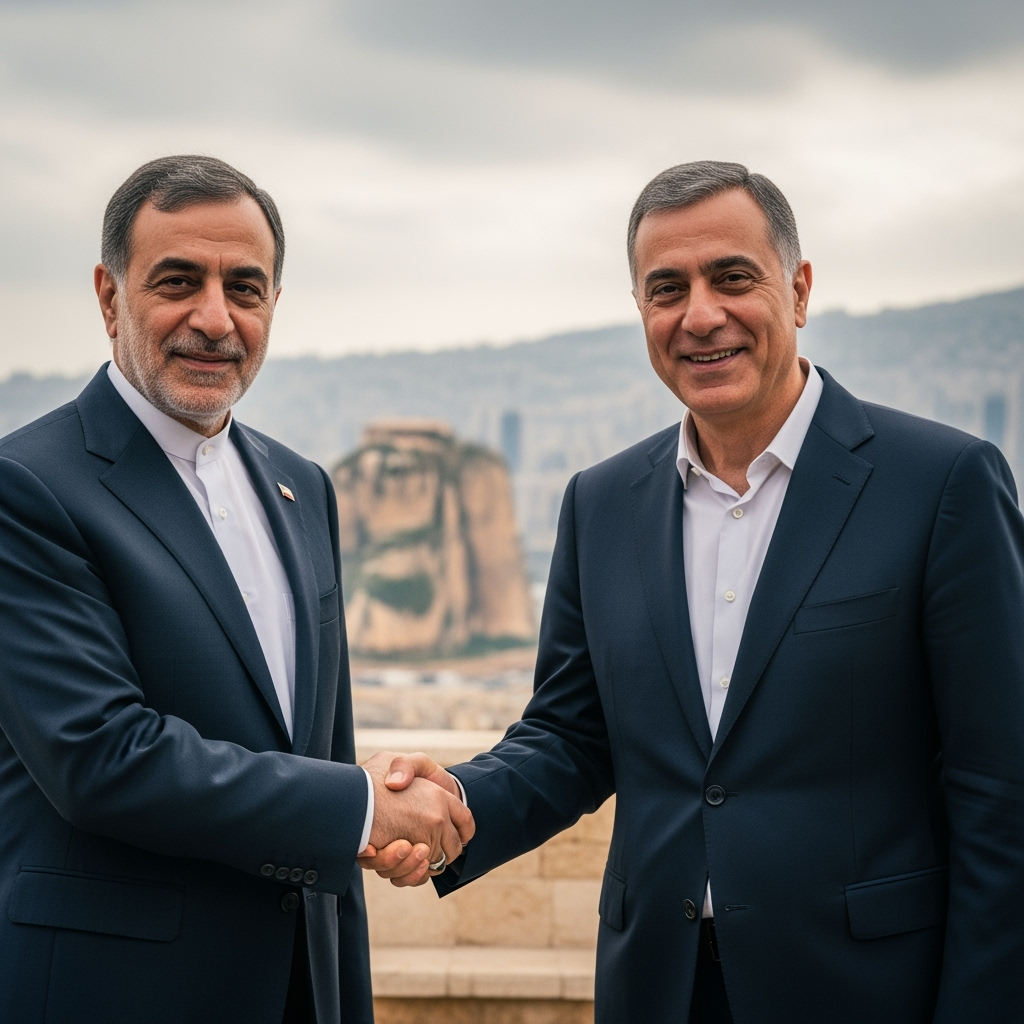 Illustration for: Iranian Diplomat's Key Visit to Lebanon