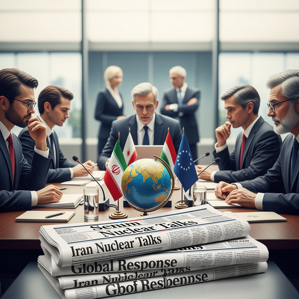 Illustration for: Sanctions on Iran: International Responses and Diplomatic Efforts