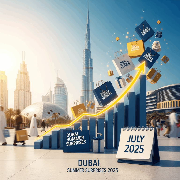 Illustration for: نمو اقتصادي غير مسبوق في مفاجآت صيف دبي 2025