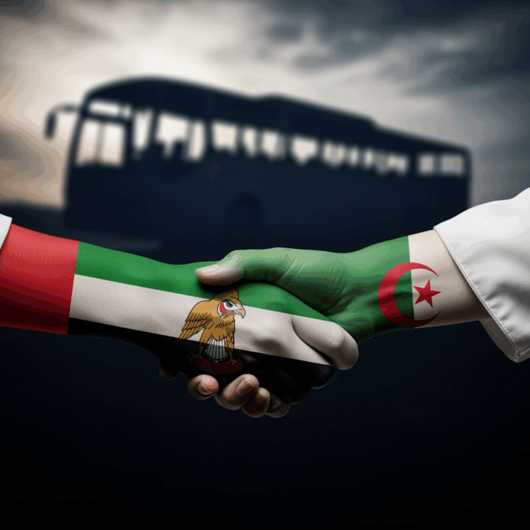 Illustration for: UAE Stands with Algeria After Tragic Bus Accident