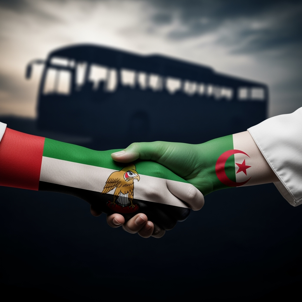 Illustration for: UAE Stands with Algeria After Tragic Bus Accident