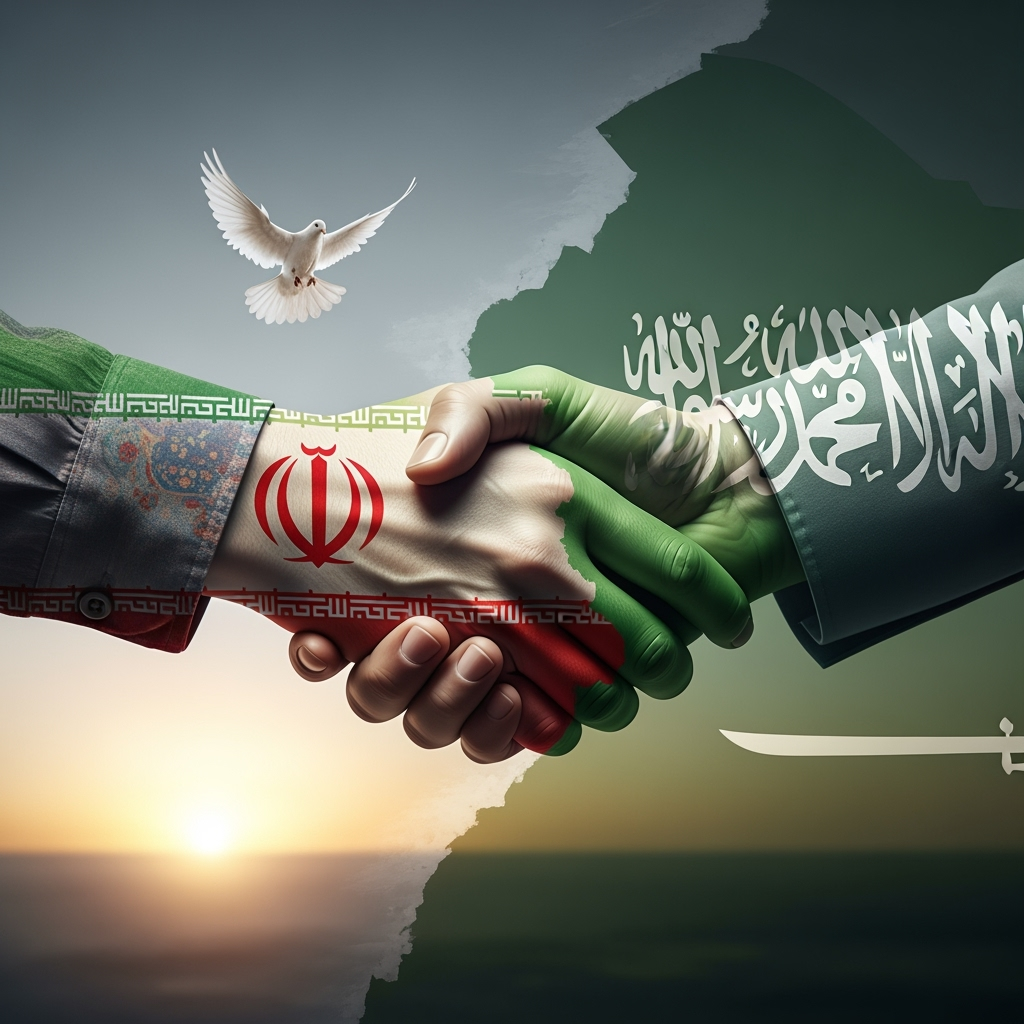 Illustration for: Iran-Saudi Relations: Cooperation & Stability