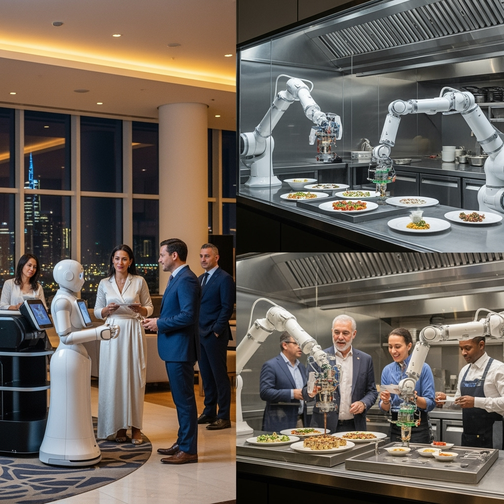 Illustration for: AI Revolution in Dubai's Hospitality and Culinary Scene