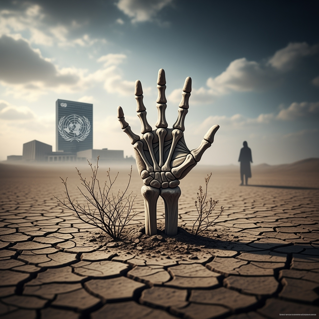 Illustration for: UN Declares First-Ever Famine in Middle East