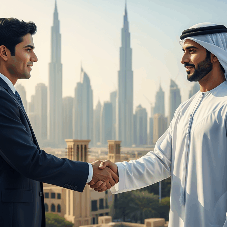 Illustration for: دور مجلس الأعمال الهندي في دبي في تعزيز العلاقات الهندية الإماراتية