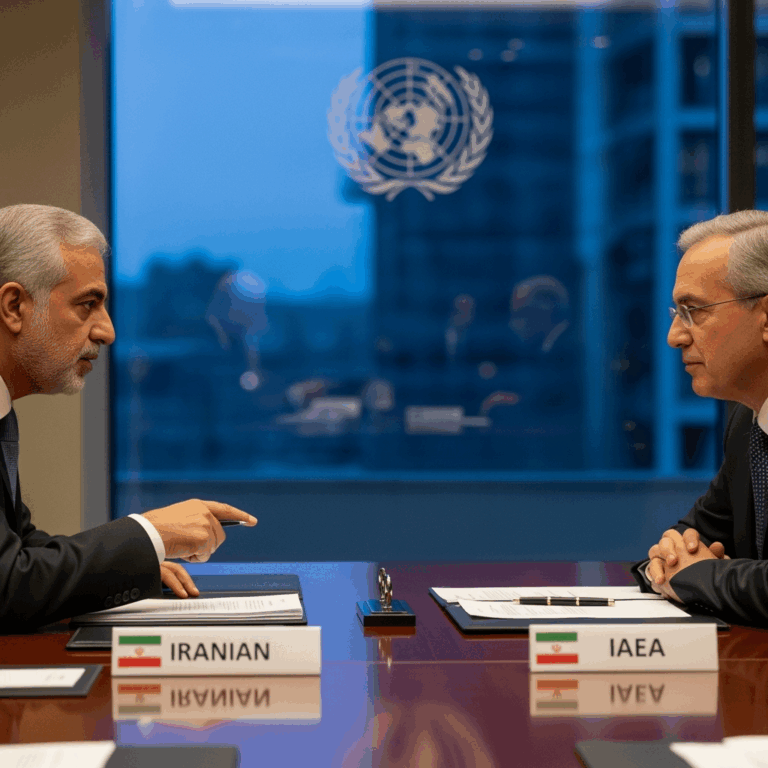 Illustration for: Iran to Negotiate with IAEA Amid Security Concerns