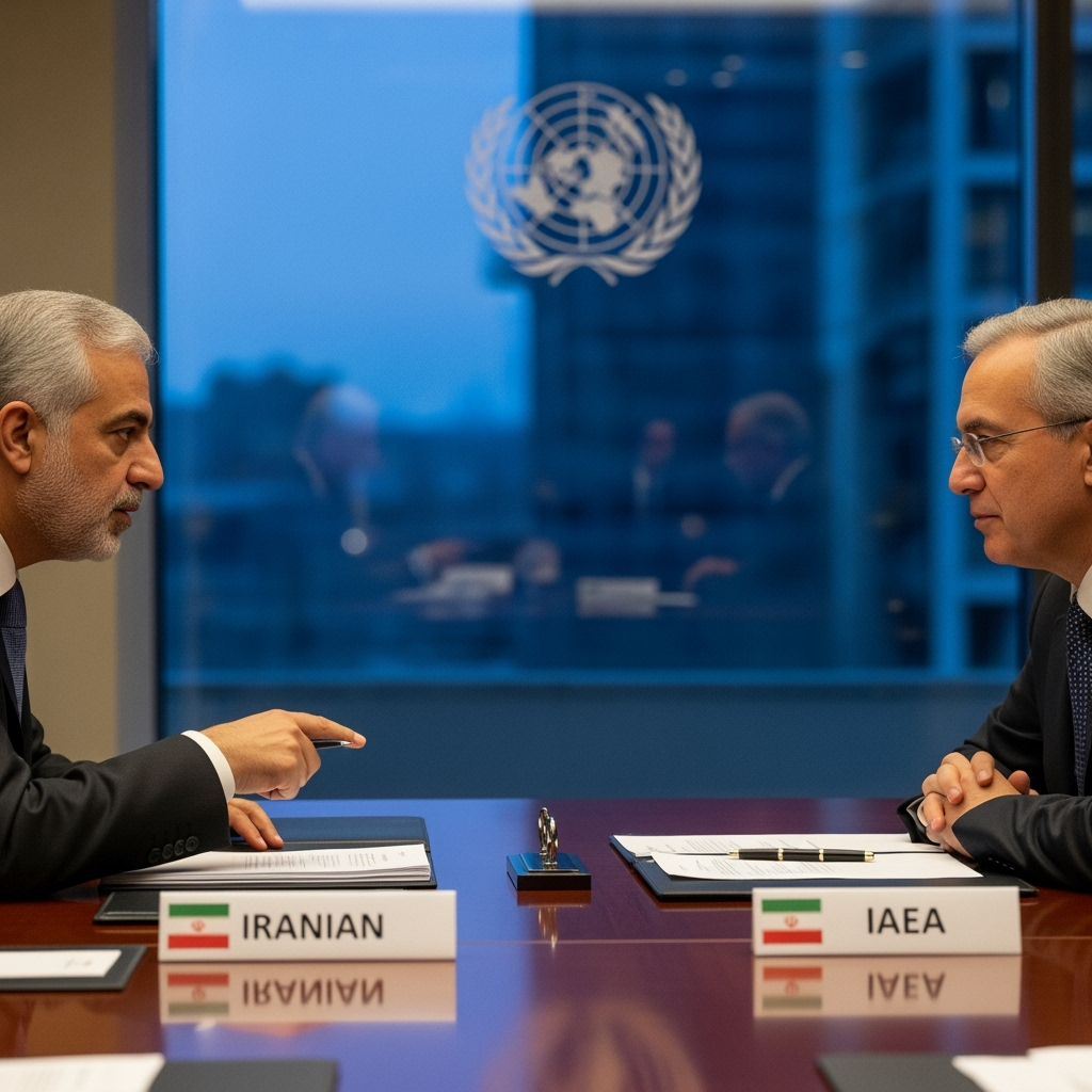 Illustration for: Iran to Negotiate with IAEA Amid Security Concerns
