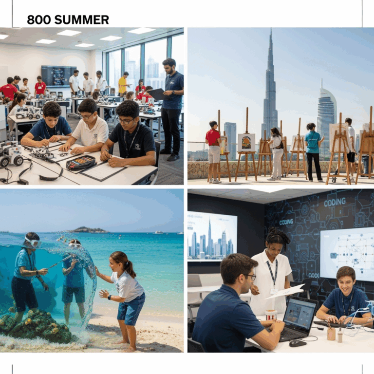 Illustration for: Dubai's Summer Programs Empower 800+ Students