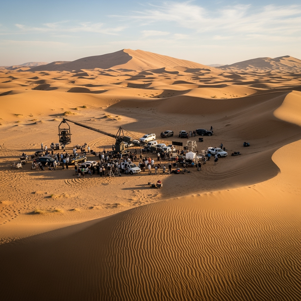 Illustration for: Dune 3 Filming Returns to Abu Dhabi's Liwa Desert