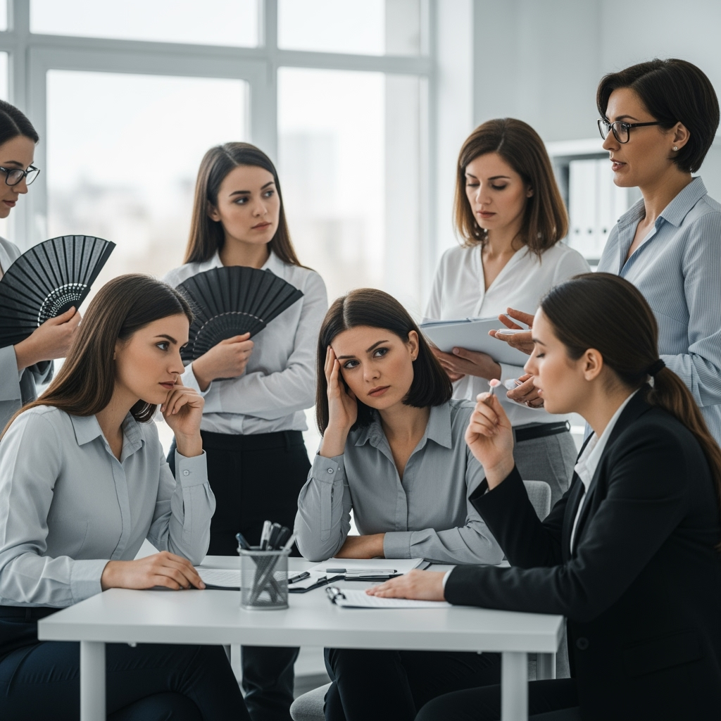Illustration for: Understanding Menopause Challenges in the Workplace