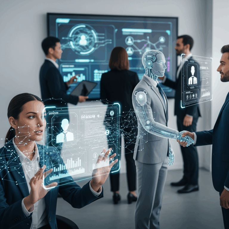 Illustration for: AI Revolutionizes Recruitment: A New Era of Hiring