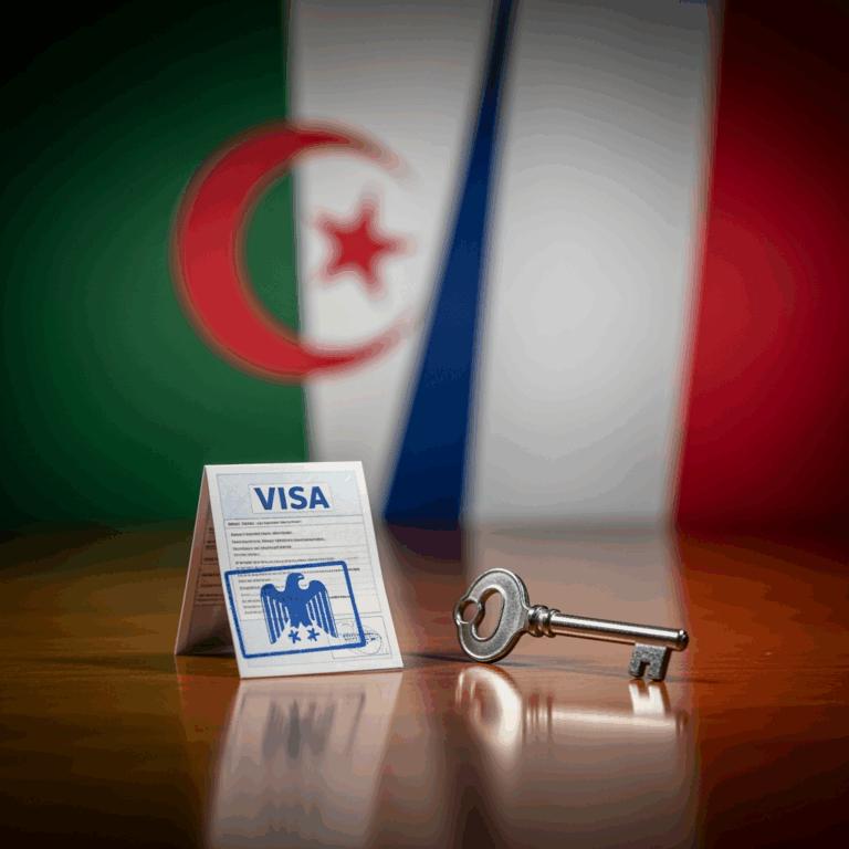 Illustration for: Algeria-France Diplomatic Staffing and Visa Issues
