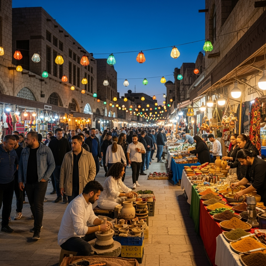 Illustration for: Festive Revitalization of Ancient Market Nights