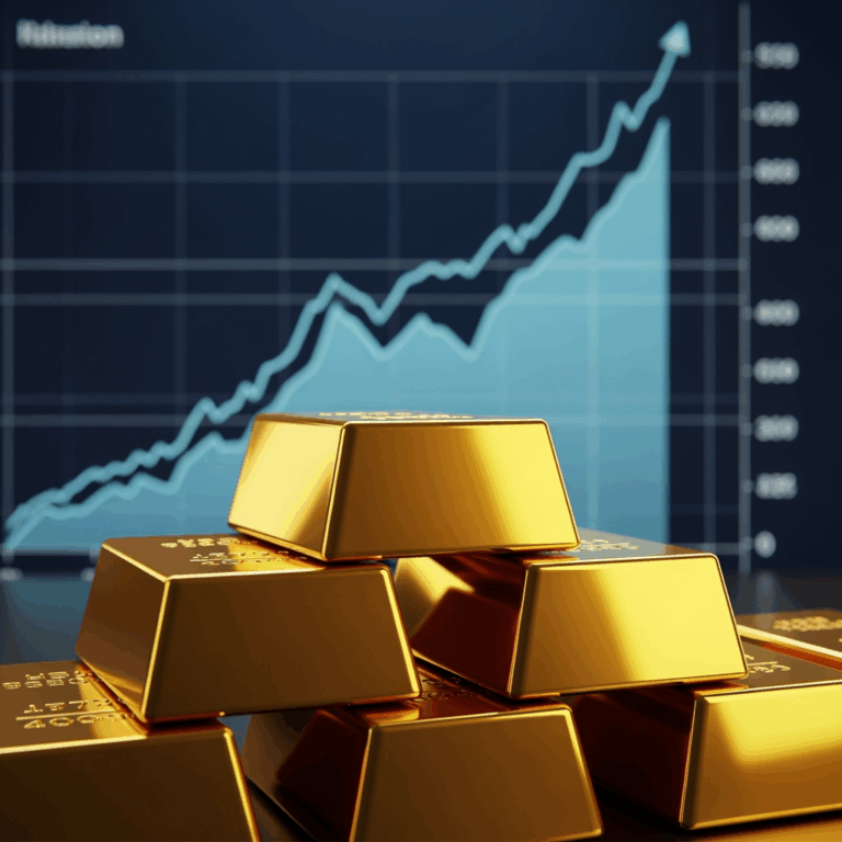 Illustration for: Gold Prices Reach Record High Amid Strong Demand