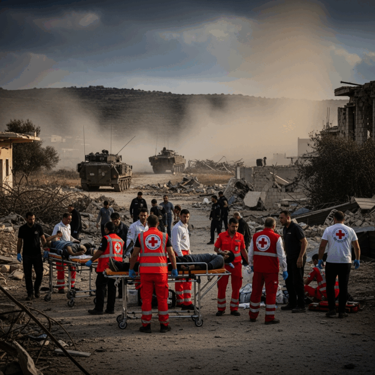 Illustration for: Israeli Raid in Southern Lebanon Causes Casualties