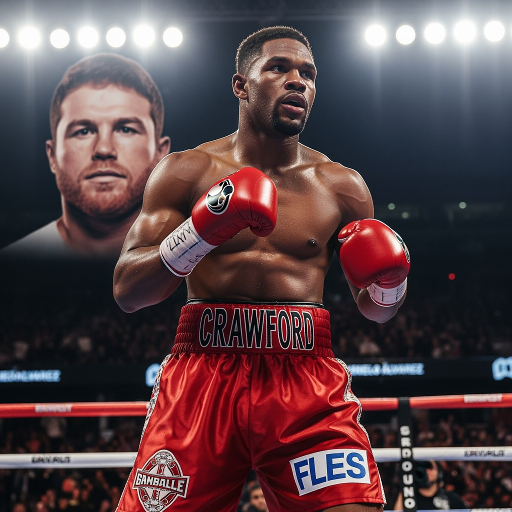 Illustration for: Terence Crawford Prepares for Historic Bout with Canelo