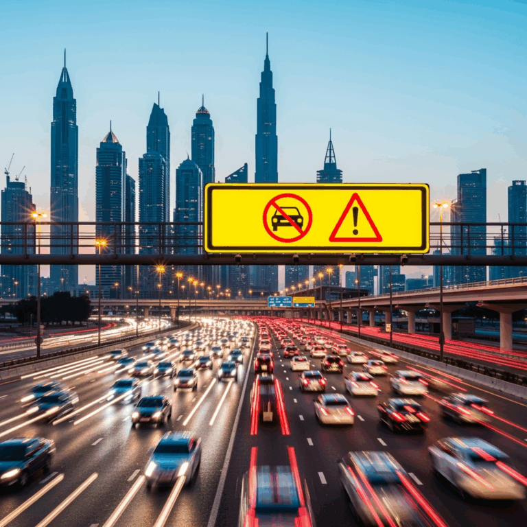 Illustration for: Accident Alert: Sheikh Zayed Road Traffic Updates