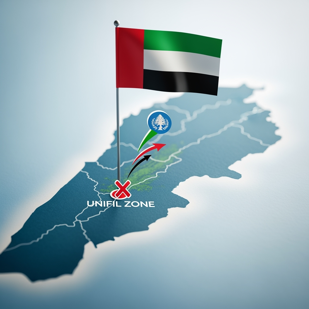 Illustration for: UAE Denounces Attack Near UNIFIL in Lebanon